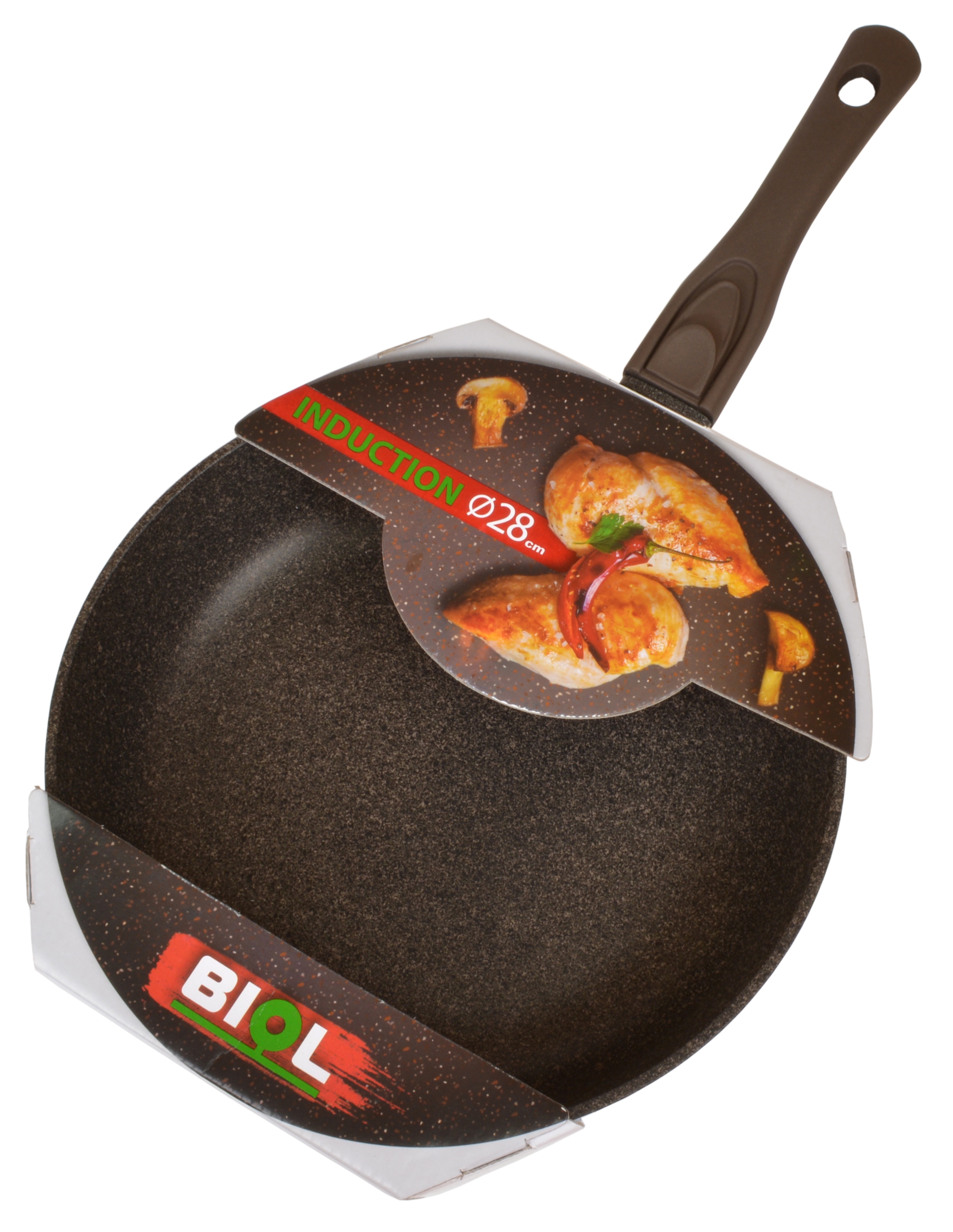 

Сковорода антипригарная с индукционным дном Биол 26 см 26073И