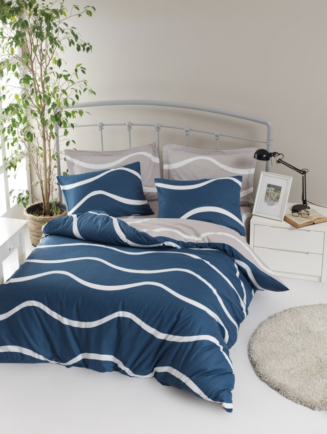 

Комплект постельного белья Lotus Home Perfect Ranforce Nova 160x220х2 Синий (svt-2000022266970)