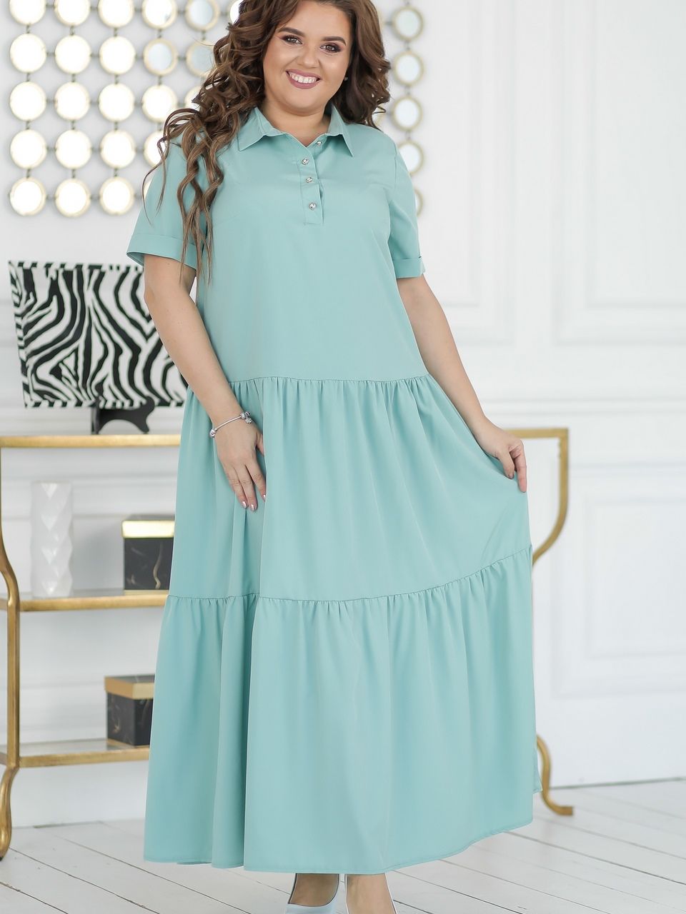 

Платье New Fashion 123 54 Мятное