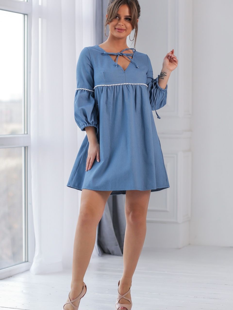

Платье New Fashion 307 44 Джинс