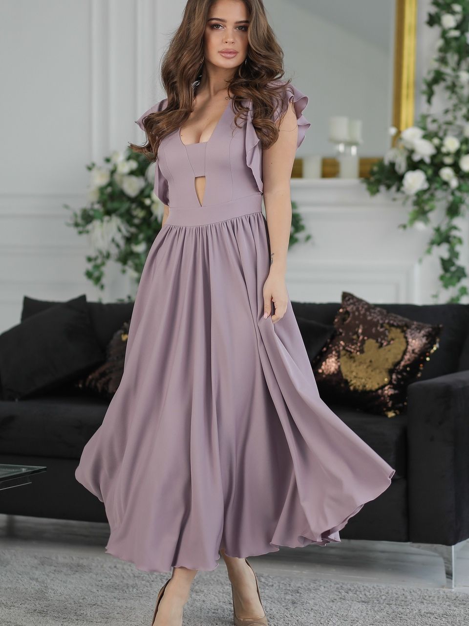 

Платье New Fashion 348 44 Лавандовое