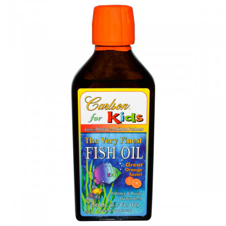 

Рыбий Жир для Детей Carlson The Very Finest Fish Oil for Kids Labs 200 мл Без вкуса (335875)