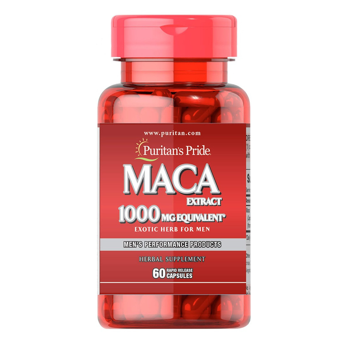 

Препарат для повышения либидо Puritan's Pride Maca 1000 мг Exotic Herb for Men (60 капс) (334127)