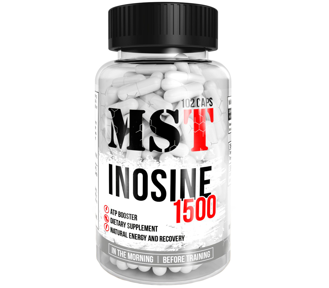 

Энергетик MST Nutrition Inosine 1500 (102 капсул) (334199)