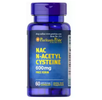 

Аминокислоты Puritan's Pride N-Acetyl Cysteine (NAC) 600 мг (60 капс) (334108)