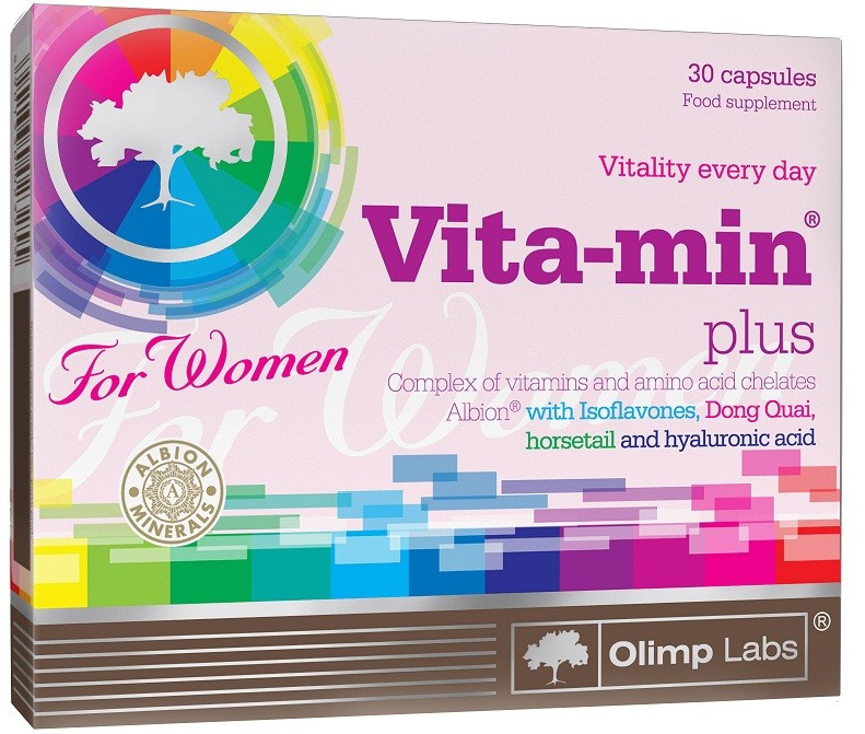 

Витамины для женщин Olimp Labs Vita-min Plus For Women (30 капс) (334102)