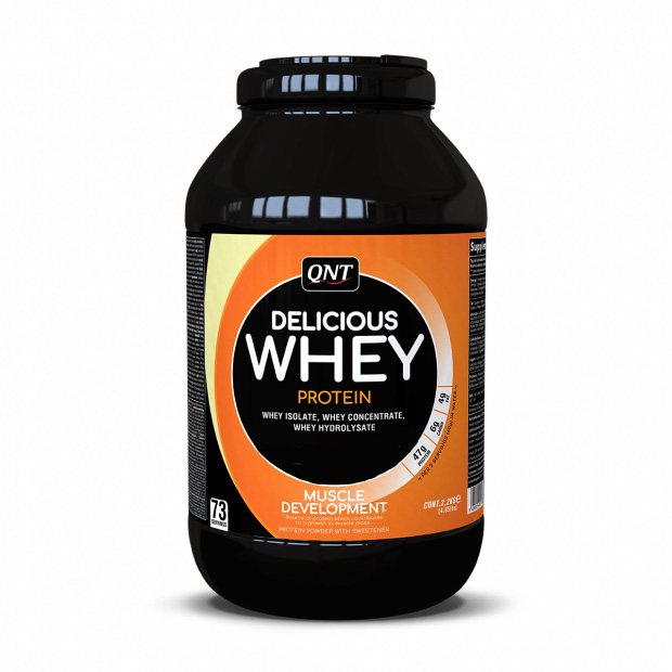 

Протеин QNT Delicious Whey Protein 2200 грамм тирамису (334960-5)