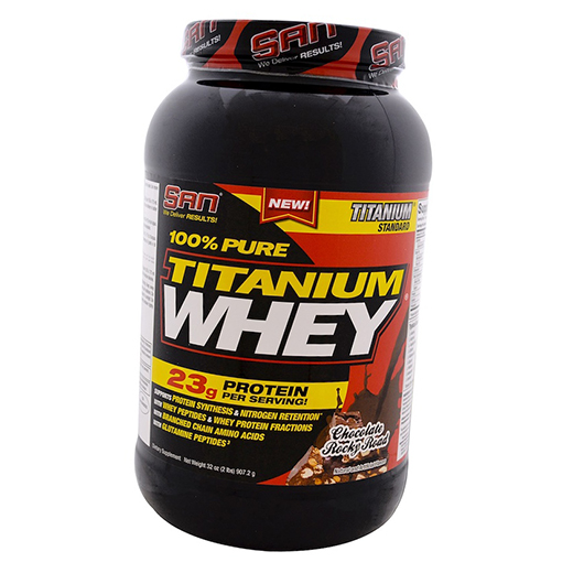 

Протеин SAN 100% Pure Titanium Whey 942 грамм Роки роад (335274-1)