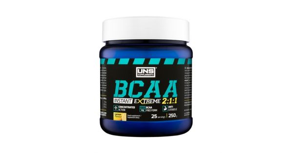

BCAA аминокислоты UNS BCAA 2-1-1 Instant 250 грамм Лимон (334357-1)