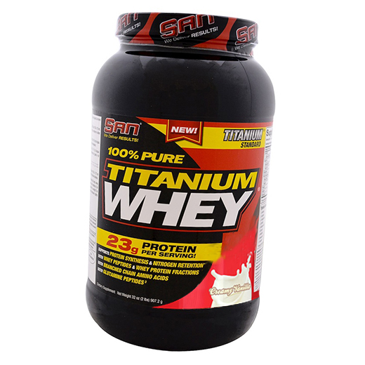 

Протеин SAN 100% Pure Titanium Whey 907 грамм Ваниль (335274-4)