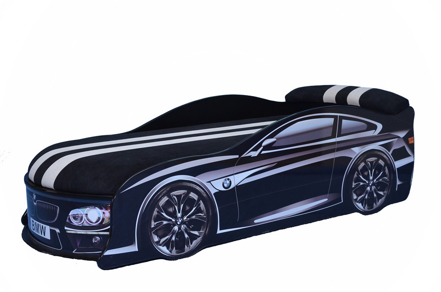 

Кроватка машина JAGUAR белая 150*70 без подъемного механизма