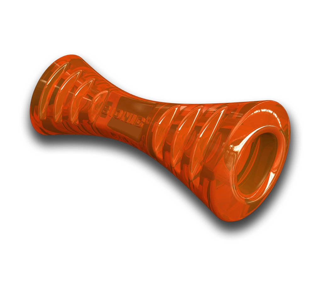 

Игрушка для собак OutwardHound Bionic Opaque Stick гантель для лакомств малая оранжевая