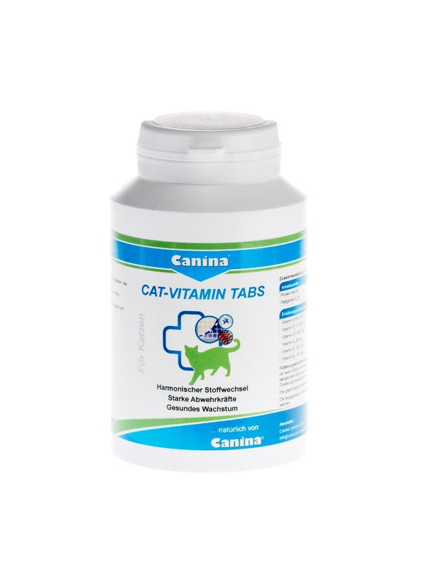 

Витаминно-минеральный комплекс для кошек Canina Cat-Vitamin Tabs 250шт. (125 г)