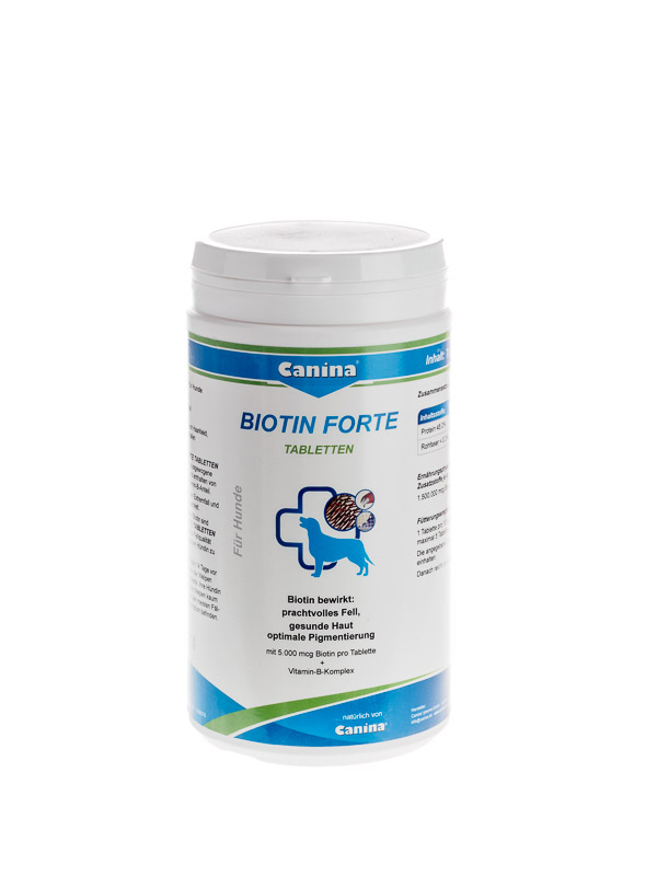 

Витаминно-минеральный комплекс для собак Canina Biotin forte интенсивный курс для шерсти 210 шт. (700 г)