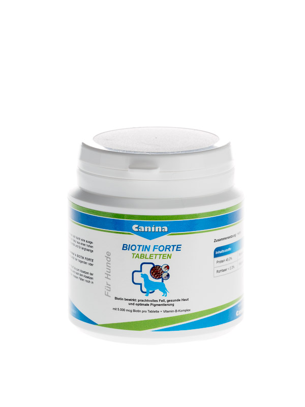 

Витаминно-минеральный комплекс для собак Canina Biotin forte интенсивный курс для шерсти 30 шт. (100 г)