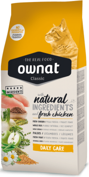 

Корм сухой для котов Ownat Daily Care Ежедневная забота - 4 кг