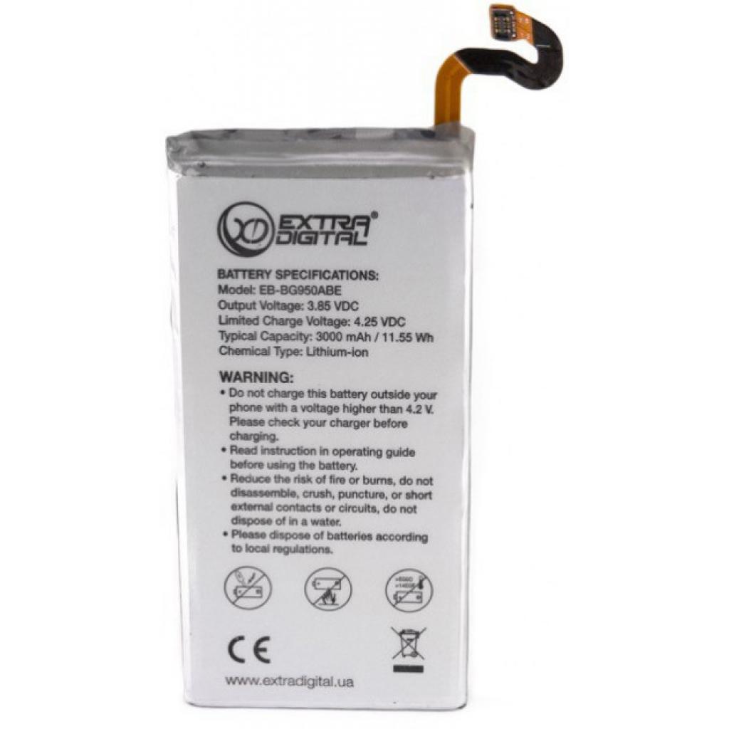 

Аккумуляторная батарея EXTRADIGITAL Samsung Galaxy S8 (EB-BG950ABE) 3000 mAh