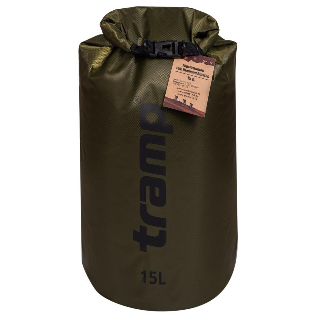 

Гермомешок Tramp PVC Diamond Rip-Stop 15л оливковый (TRA-112-olive)