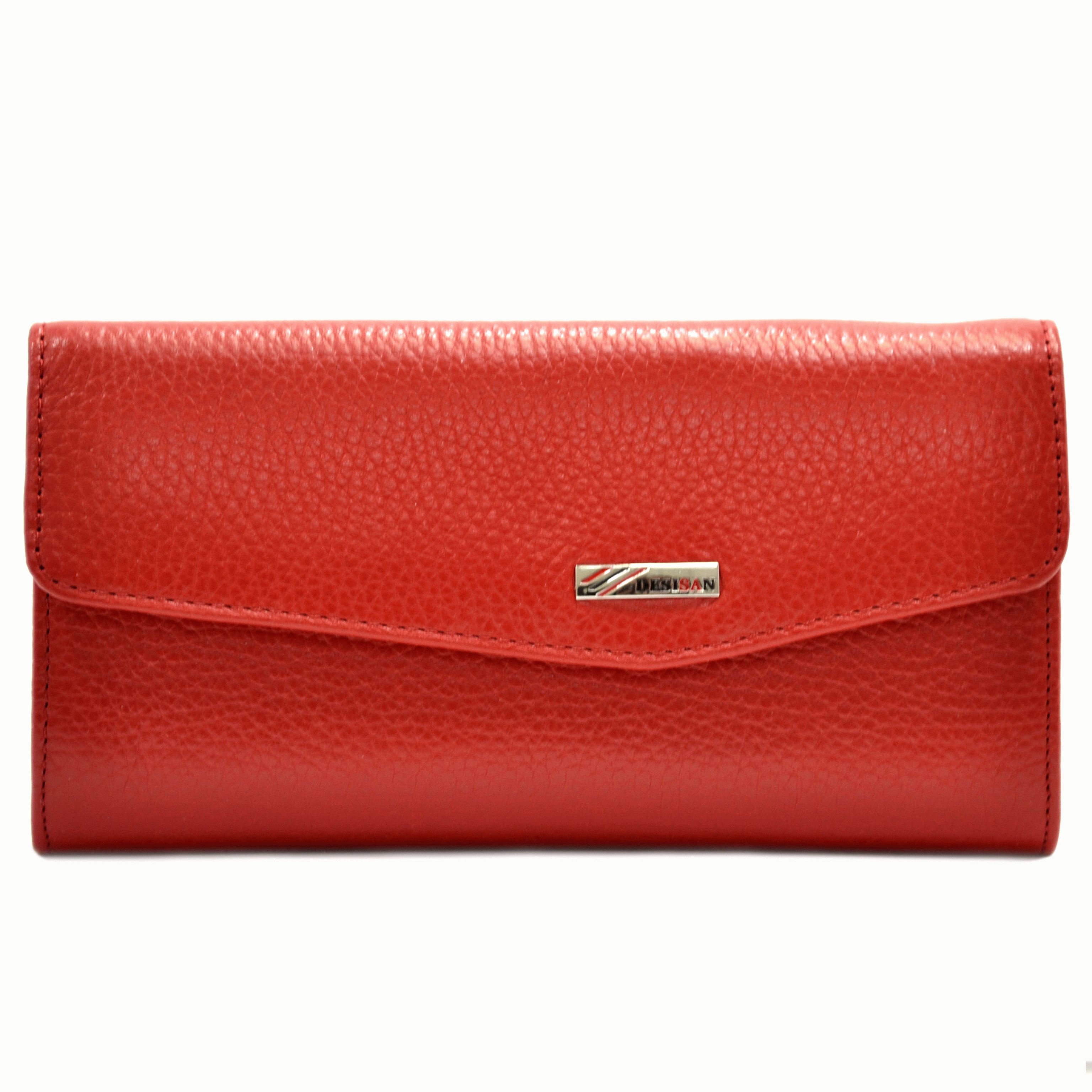 

Кошелёк Desisan 113-4red кожаный Красный