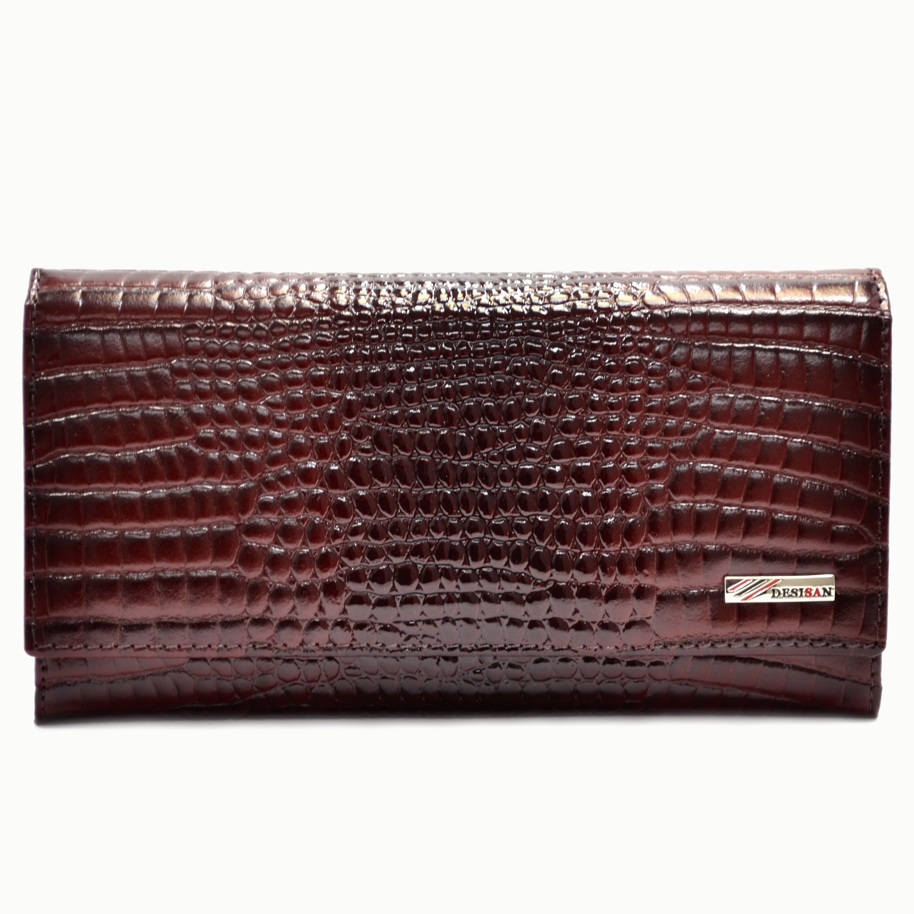 

Кошелёк Desisan 057-626bordo кожаный Бордовый