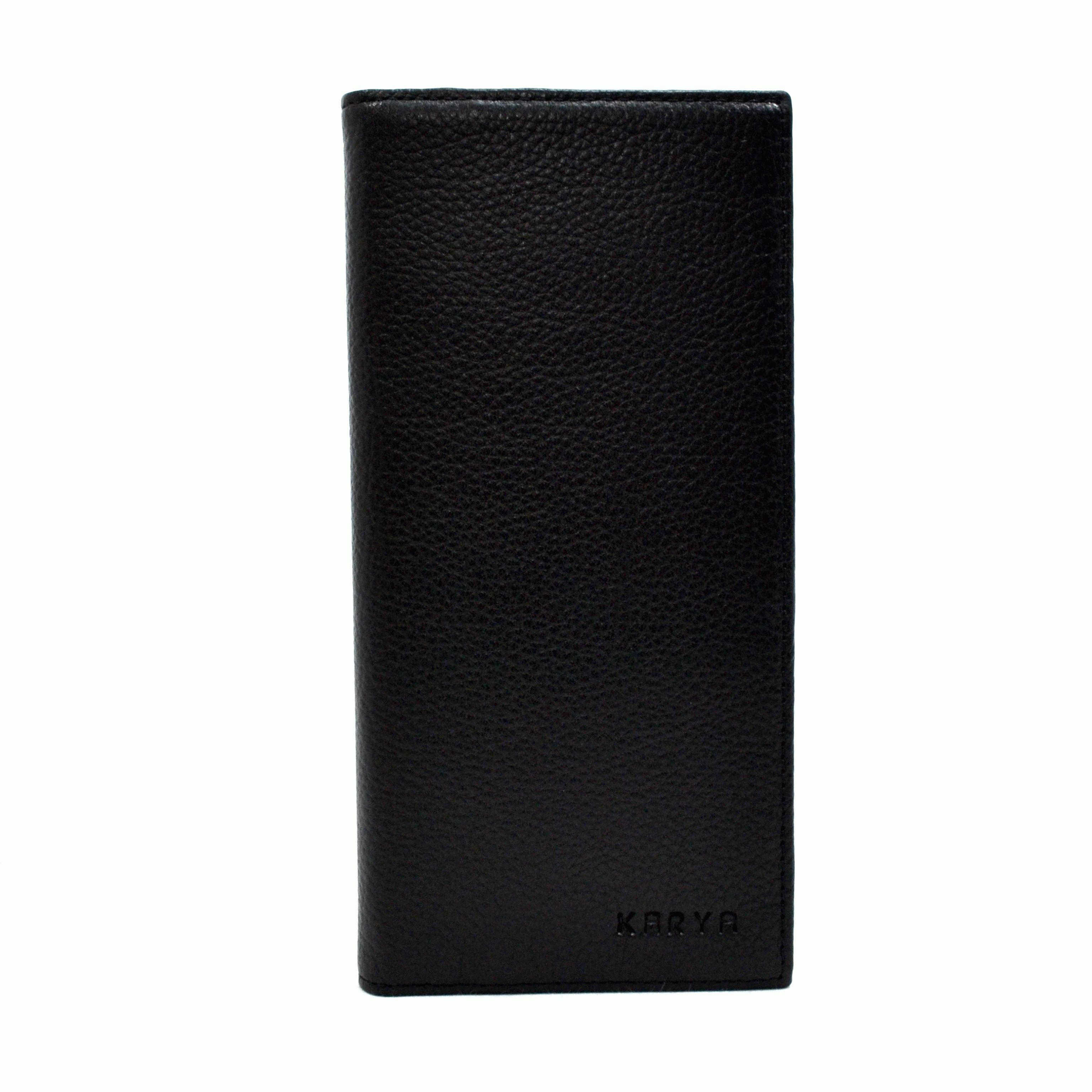 

Кошелёк KARYA 0937-1black кожаный Черный