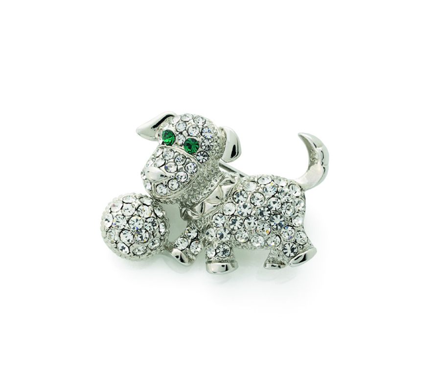 

Брошь родированная с хрусталем Honey Fashion Accessories 87041