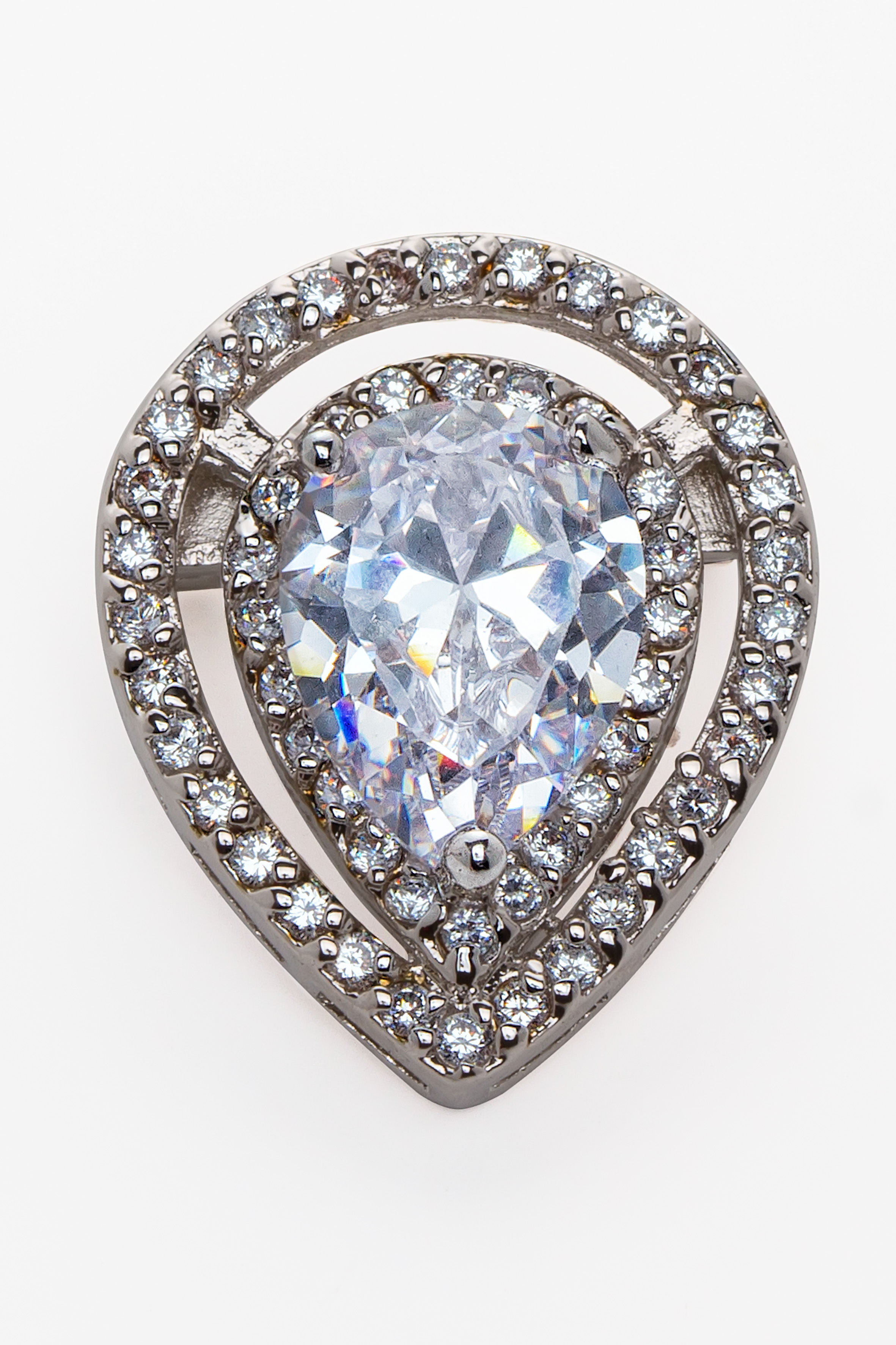 

Брошь родированная с фианитами Honey Fashion Accessories 57002