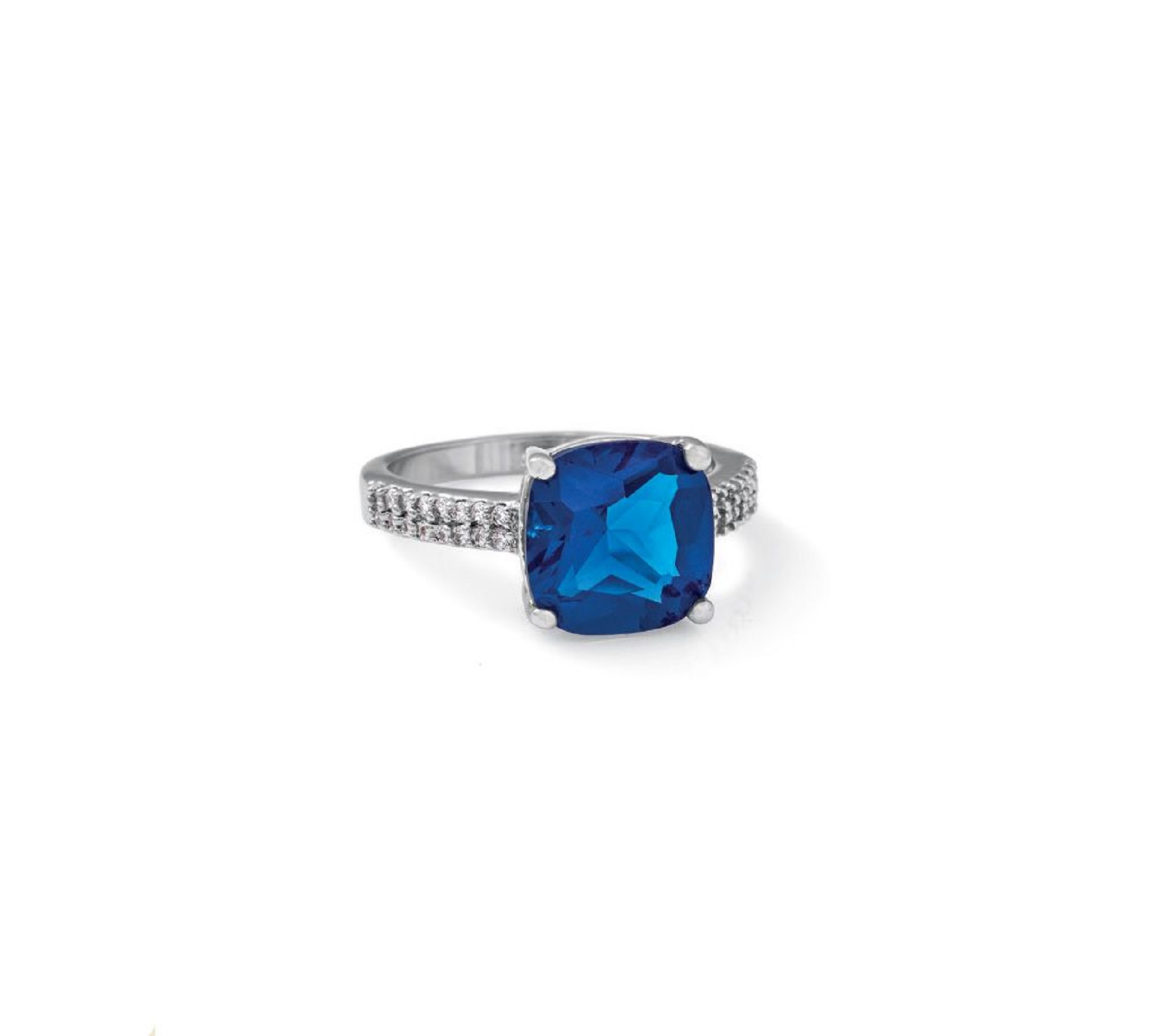 

Кольцо родированное с фианитами Honey Fashion Accessories 89004L