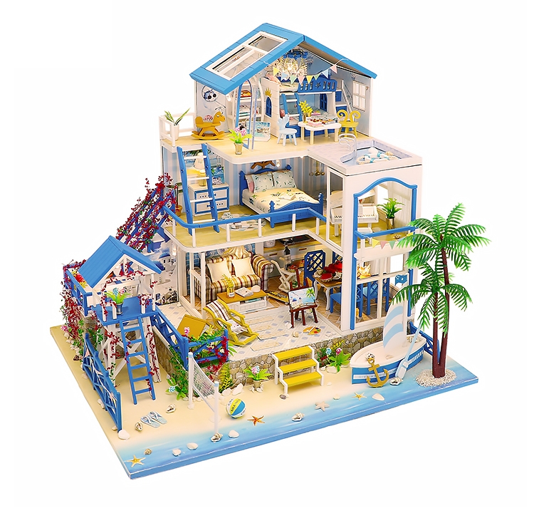 

3D Румбокс "Рыбацкая Бухта" Кукольный Домик DIY DollHouse от CuteBee (L906)