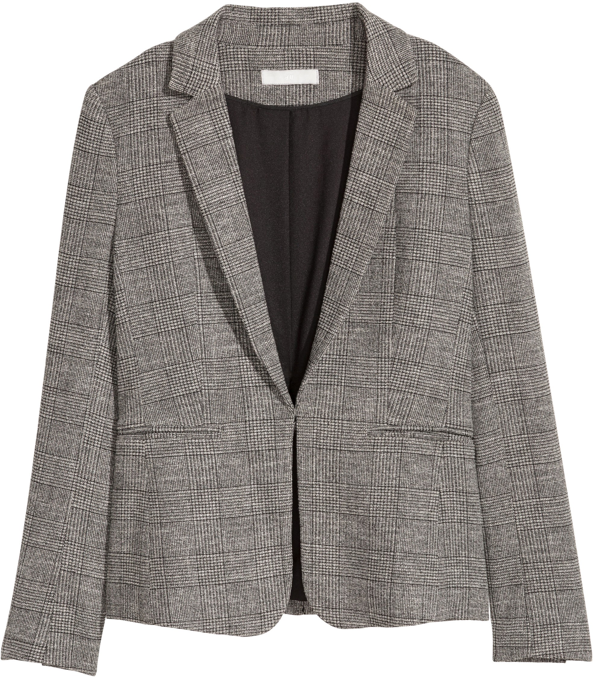 

Пиджак H&M XAZ155824LGJV 34 Серый с черным