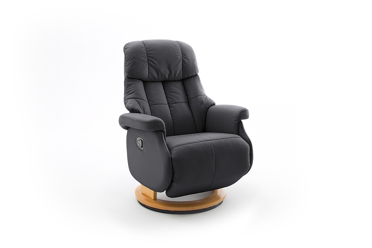 

Кресло Frost Relax Calgar XL Chair Black Skin Natural Wood 5