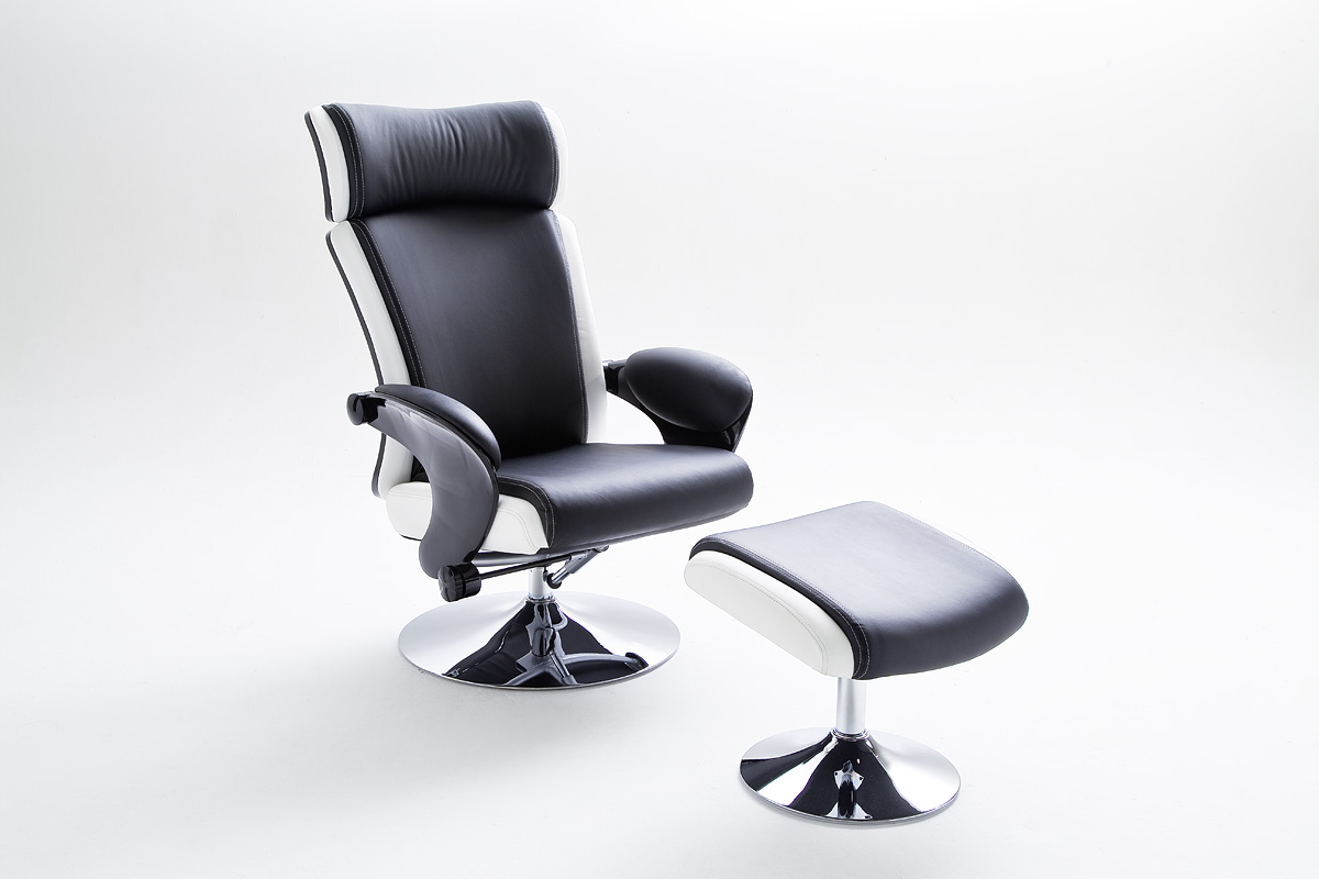 

Кресло Frost Relax Bent Chair BW с оттоманкой для ног