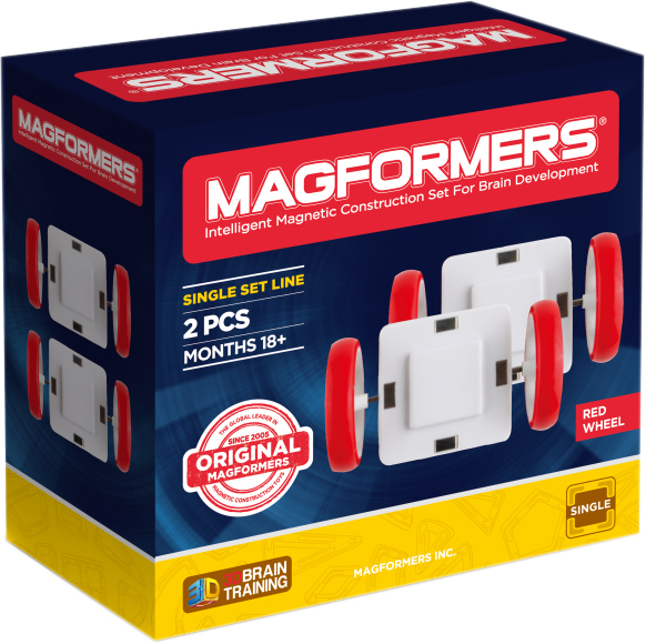 

Аксессуары к конструктору Magformers Колеса красные 2 детали (713024) (8809465533489)