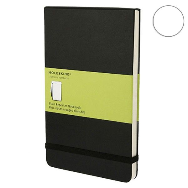 

Блокнот Moleskine Classic Черный Репортер Средний 240 страниц Нелинованный (13х21 см) (9788883705533)