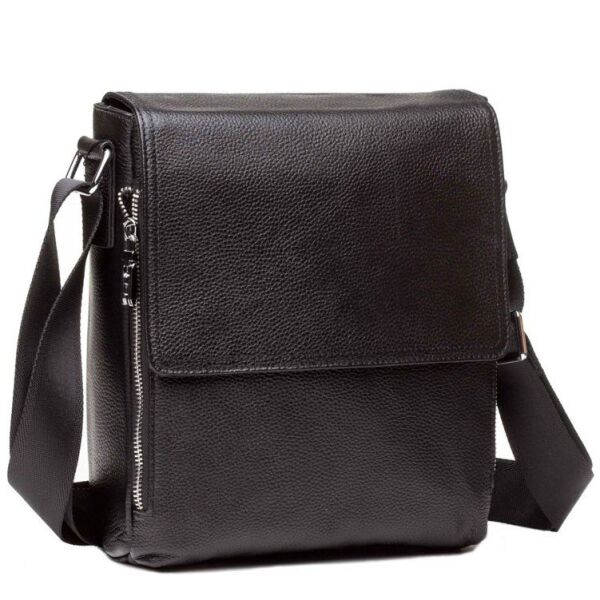 

Мужская кожаная сумка-планшет TIDING BAG M8009-3A Черный