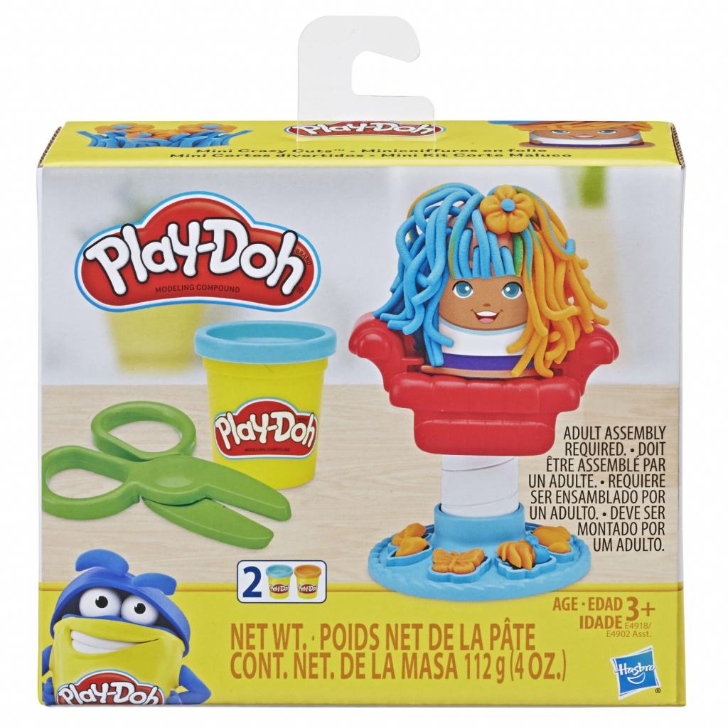 

Набор для творчества Hasbro Play-Doh Mini Любимые наборы в миниатюре Сумашедшие прически (E4902_E4918)