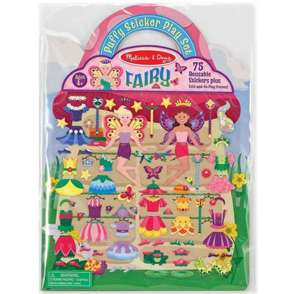 

Набор для творчества Melissa&Doug Объемные многоразовые наклейки Феи (MD19414)