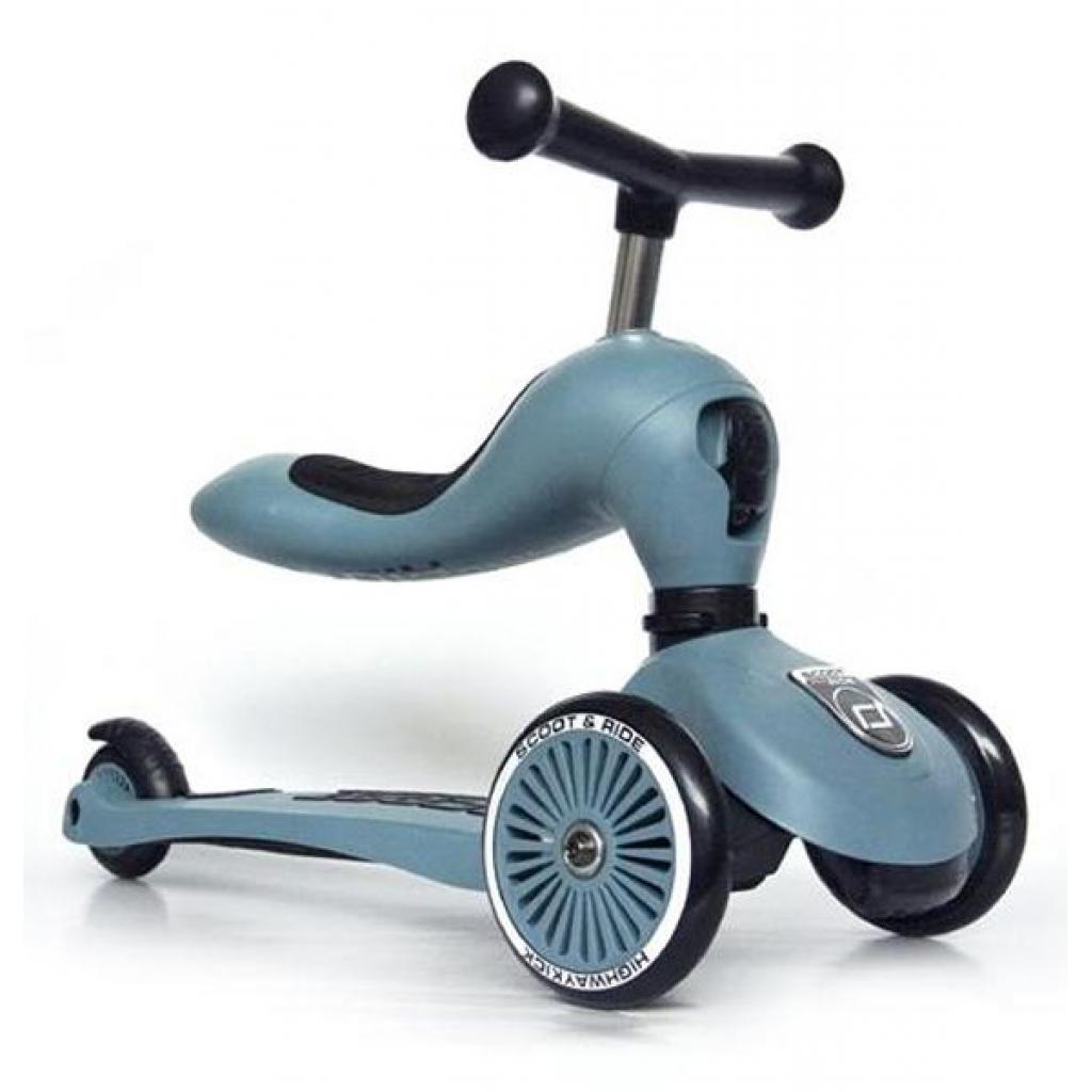 

Скутер Scoot&Ride Highwaykick-1 Серо-синий (SR-160629-STEEL)