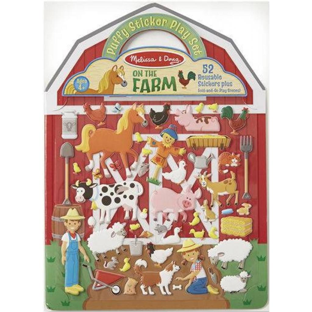 

Набор для творчества Melissa&Doug Объемные многоразовые наклейки Ферма (MD19408)