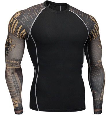 

Компрессионная футболка Daddy Pro с длинным рукавом black/gold XL