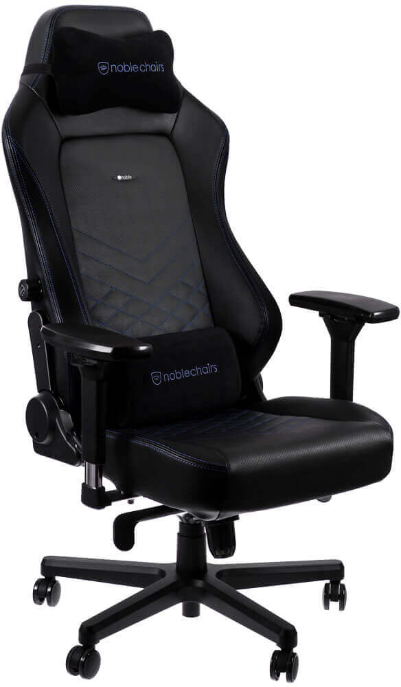 

Кресло геймерское NOBLECHAIRS Hero Black/Blue (NBL-HRO-PU-BBL)