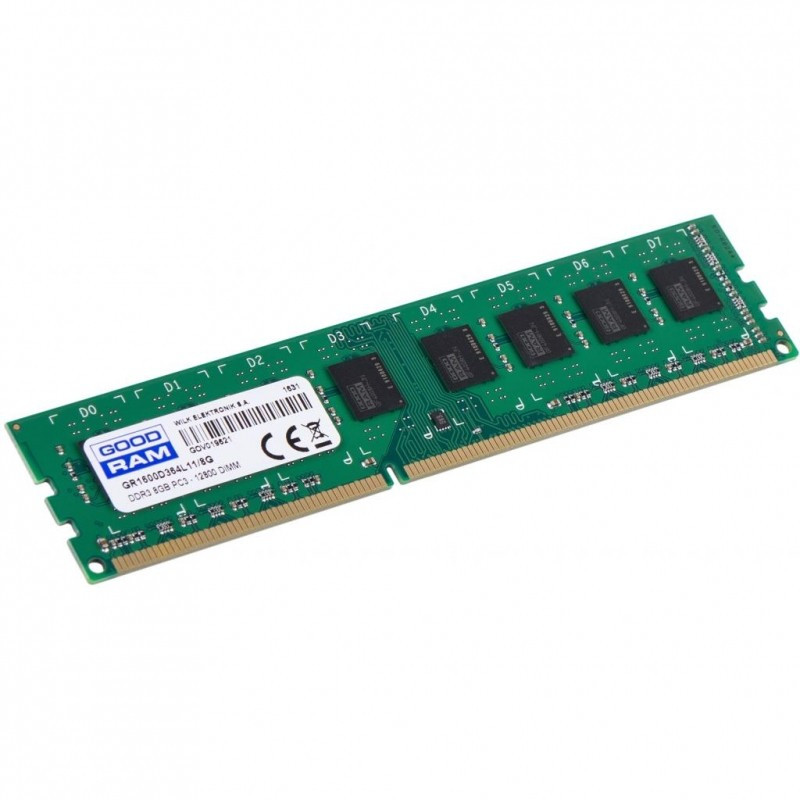 

Оперативная память Goodram 8Gb DDR3 1600 MHz (GR1600D364L11/8G)
