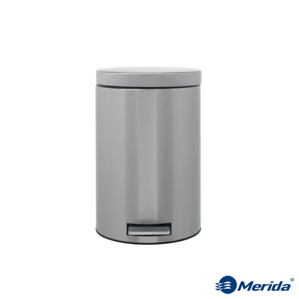 

Корзина для мусора Merida Brabantia нержавеющая сталь матовая 12 л