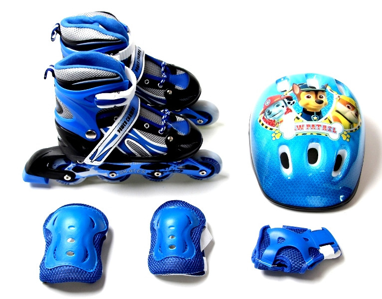 

Комплект роликовые коньки Power Champs Blue 29-33