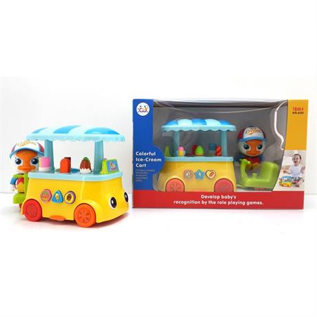 

Игрушка Huile Toys "Тележка с мороженным"