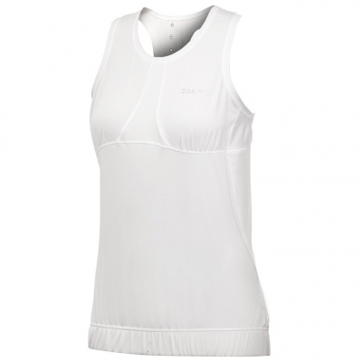 

Женская вело майка Craft Active Bike Singlet Woman S WHITE (1900688)