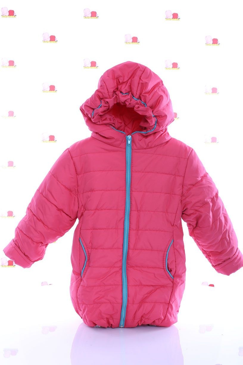 

Куртка Babykroha Евро 104р коралловая с бирюзовым