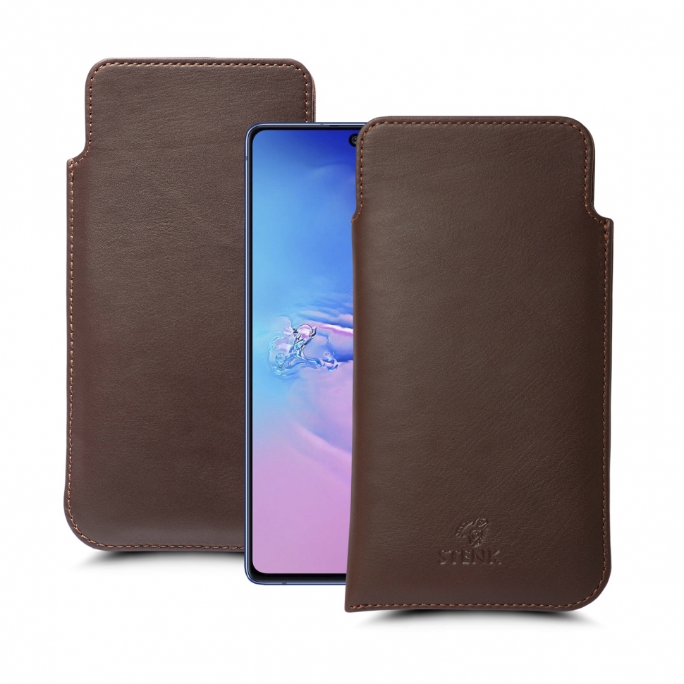 

Футляр Stenk Elegance для Samsung Galaxy S10 Lite Коричневый
