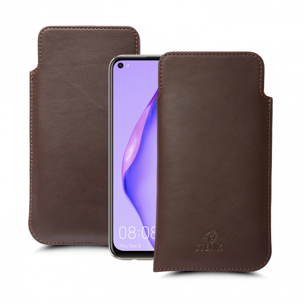 

Футляр Stenk Elegance для Huawei P40 lite Коричневый