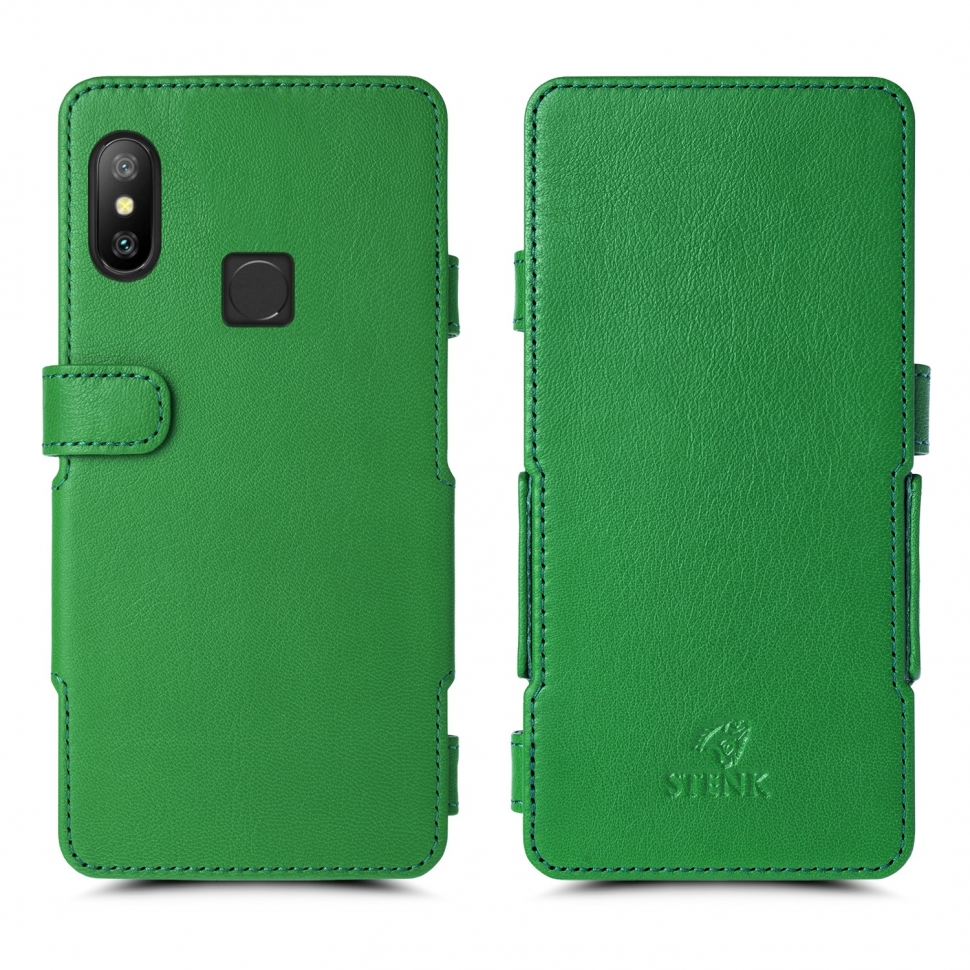

Чехол книжка Stenk Prime для Xiaomi Redmi 6 Pro Зелёный